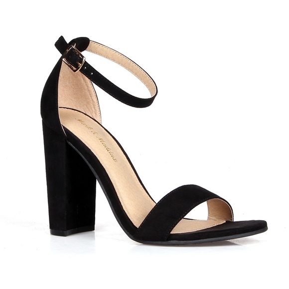 Becca-01N Two Piece Women's High Heel Sandals - Picture 1 of 3